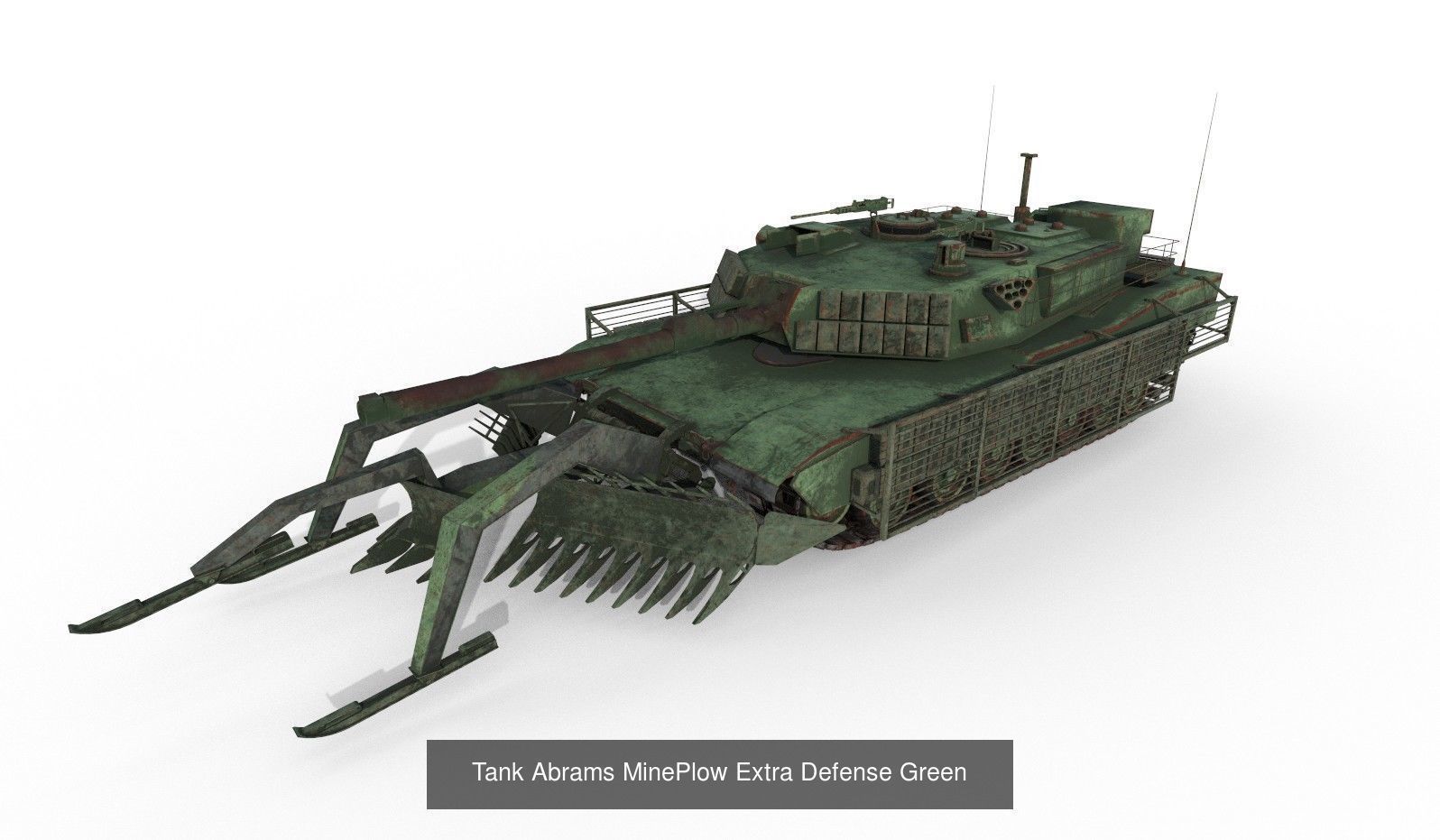 Tanks - Abrams - DMs Used 3D Model Collection_3