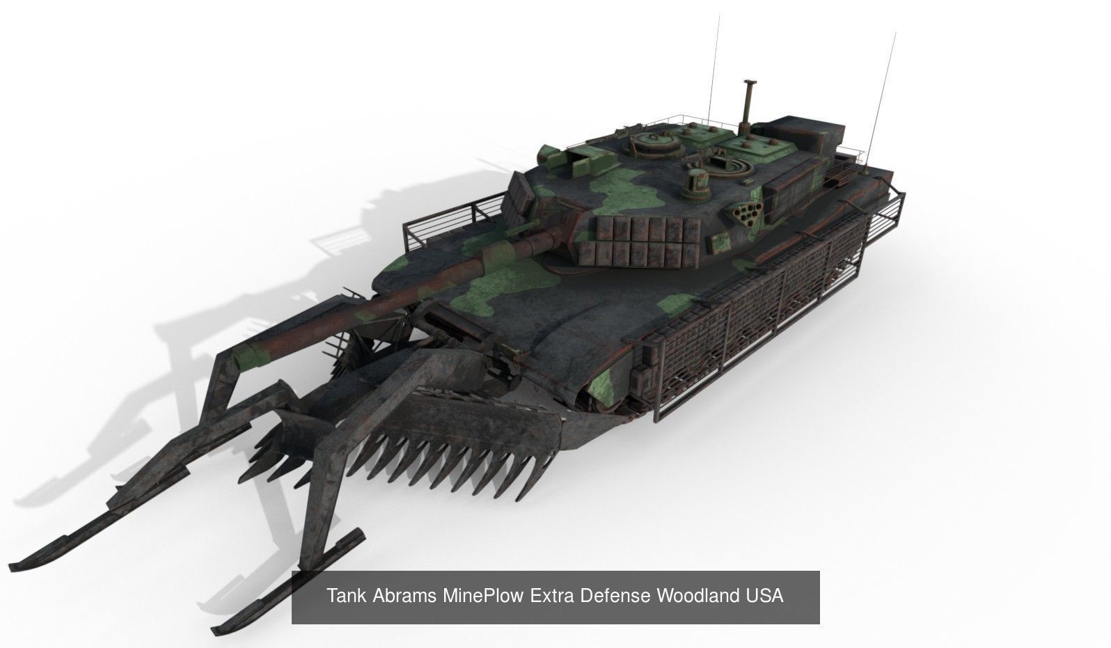 Tanks - Abrams - DMs Used 3D Model Collection_5