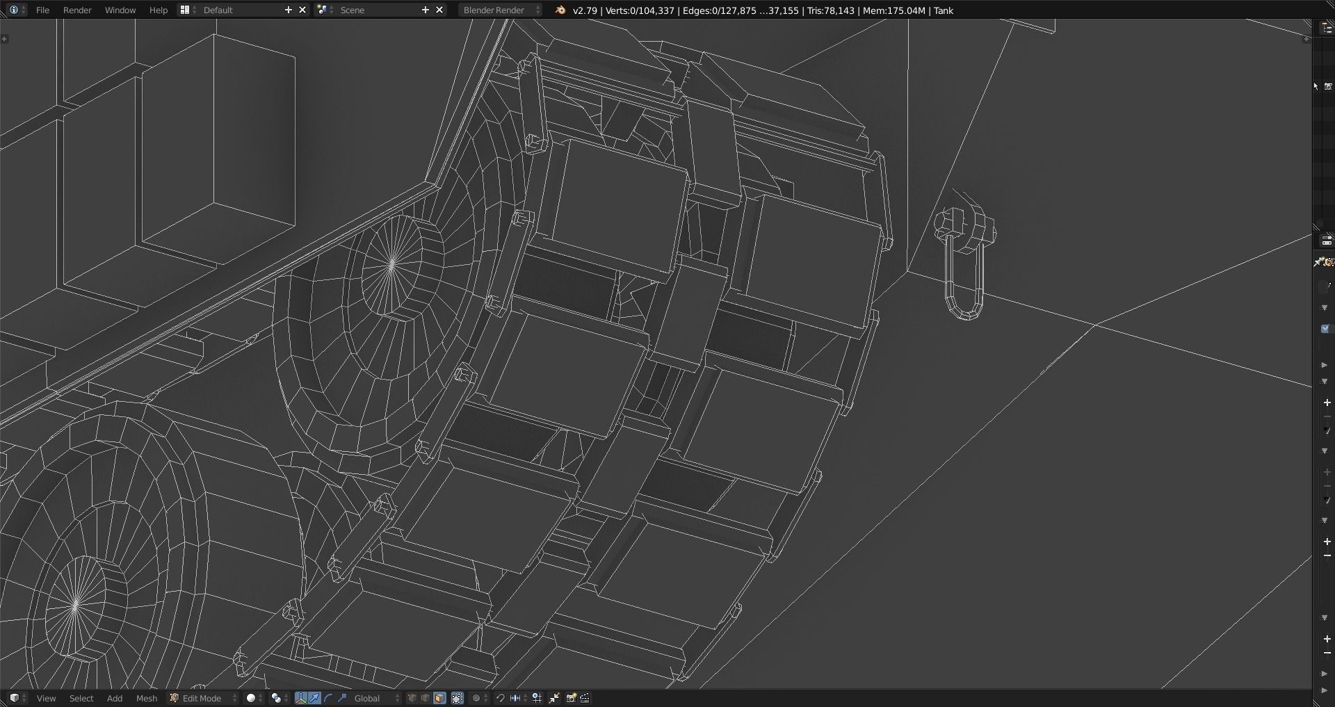 Tanks - Abrams - DMs Used 3D Model Collection_41