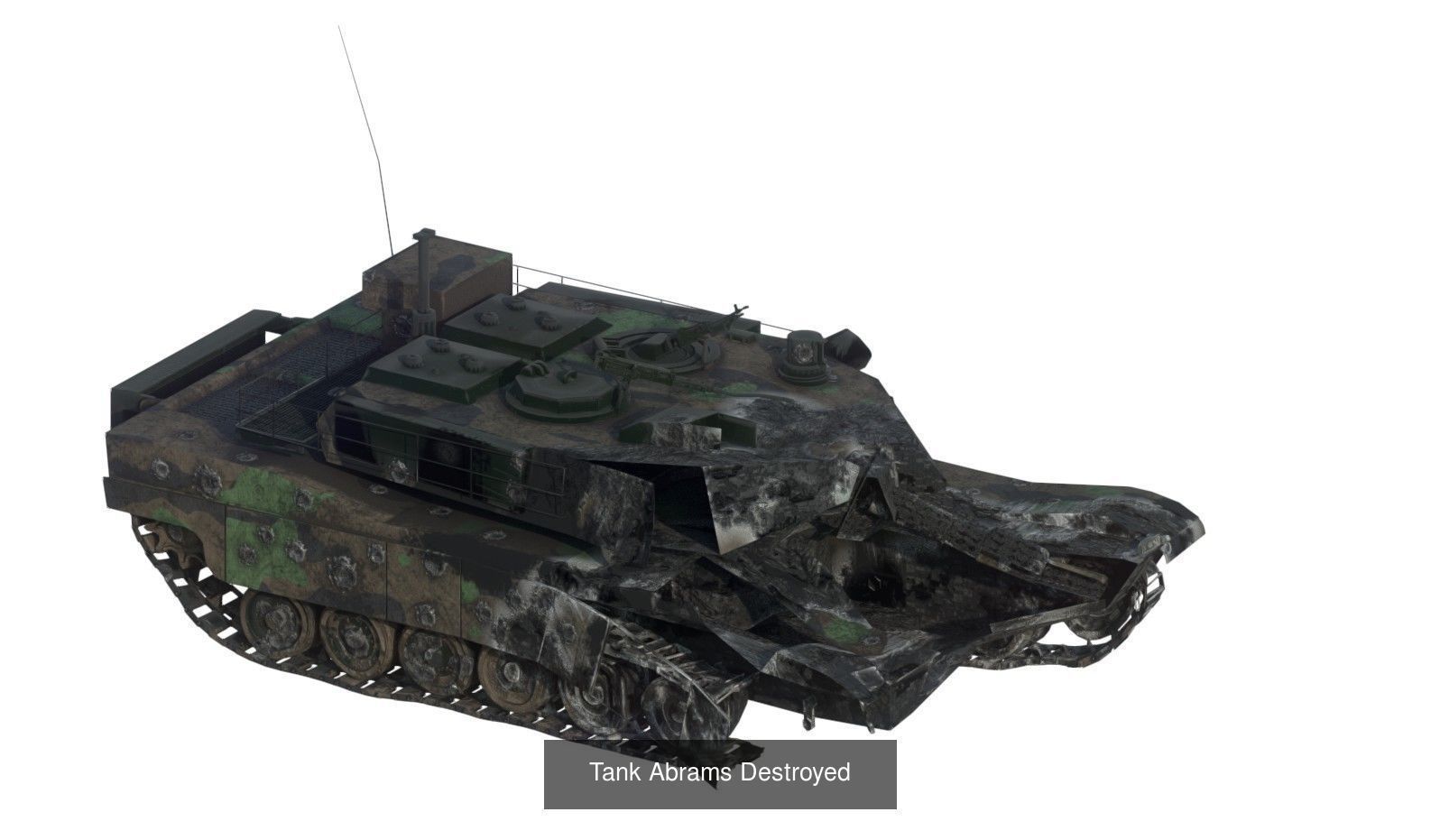Tanks - Abrams - DMs Used 3D Model Collection_6