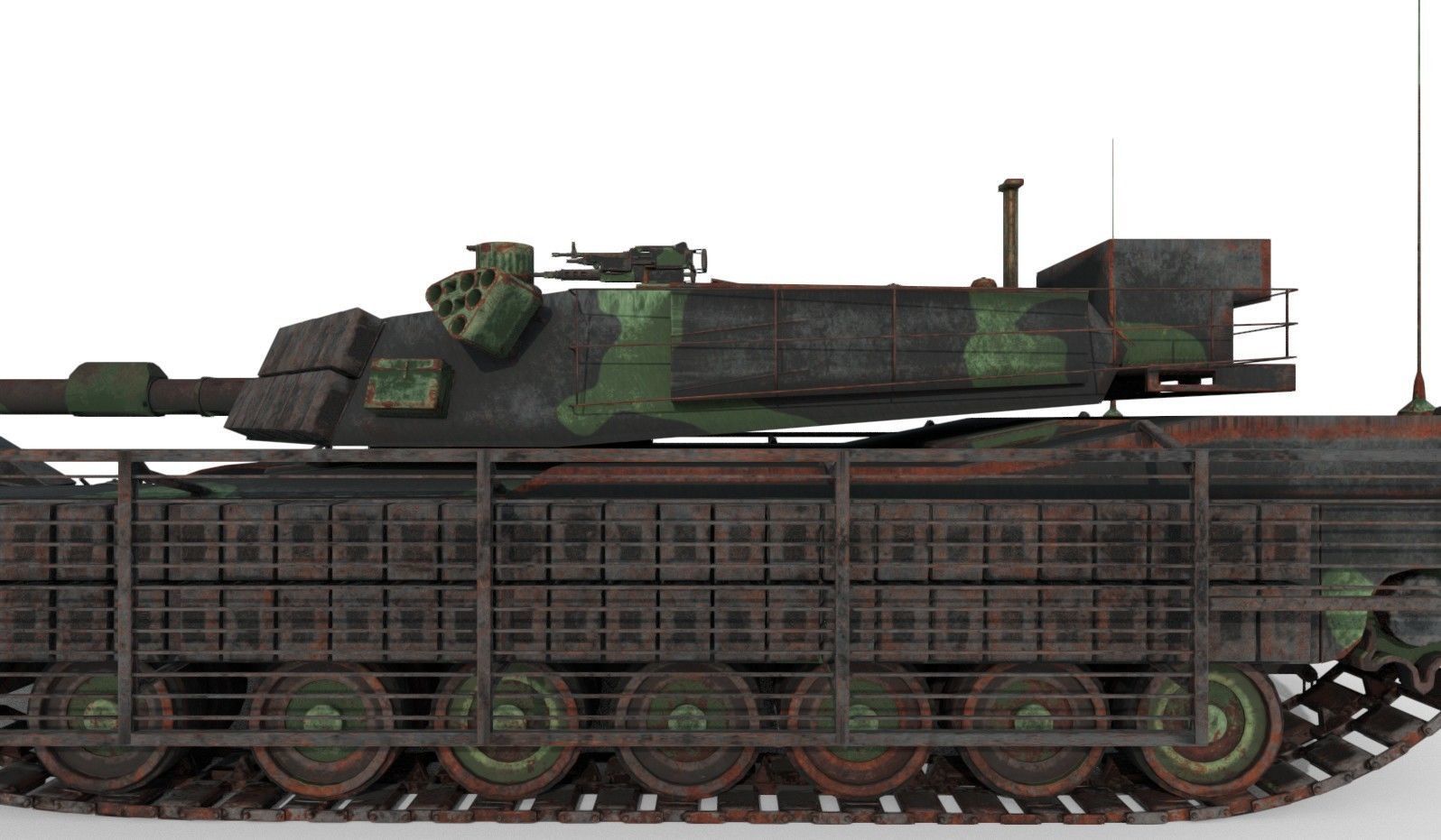 Tanks - Abrams - DMs Used 3D Model Collection_29