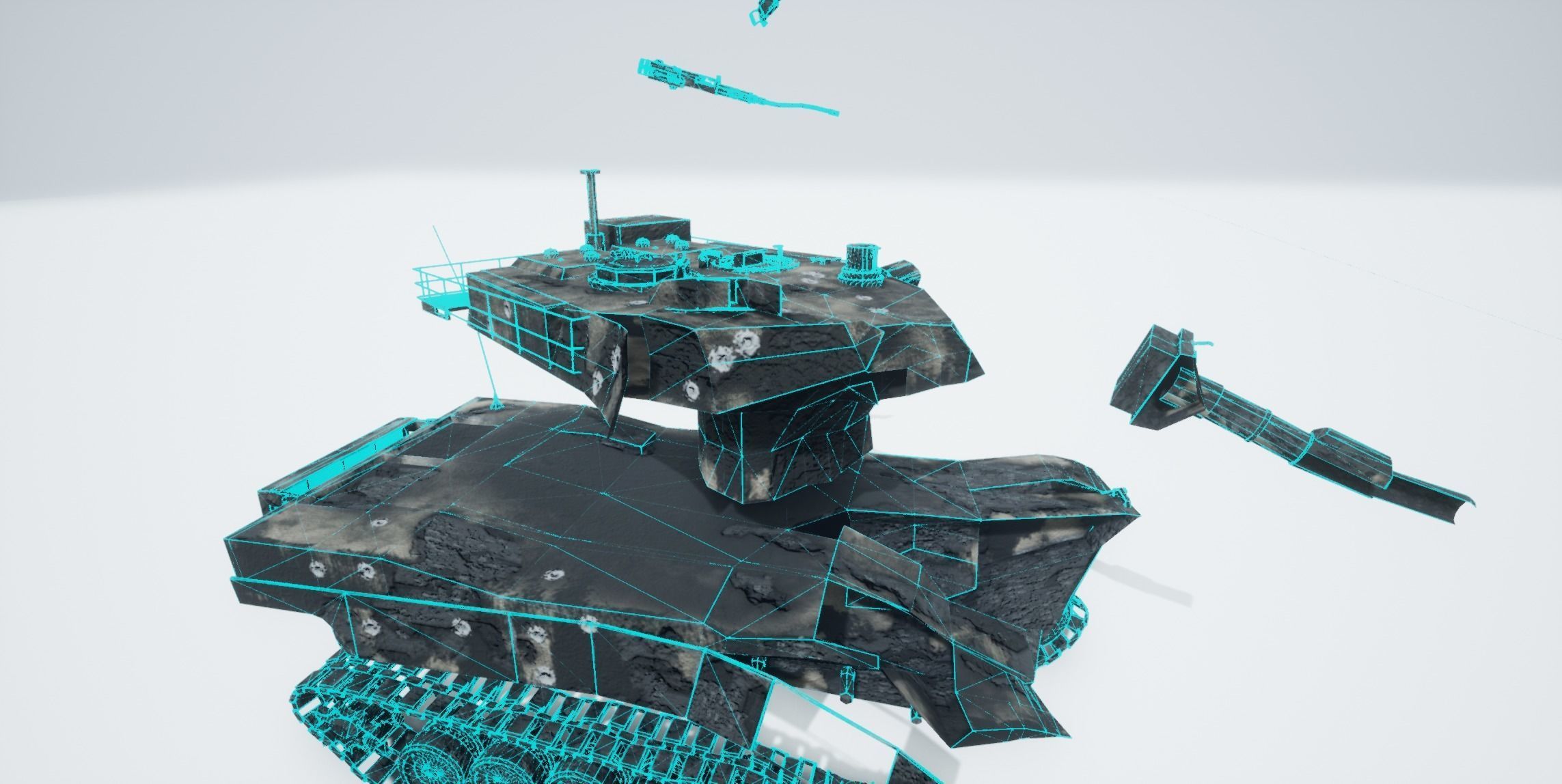 Tanks - Abrams - DMs Used 3D Model Collection_50