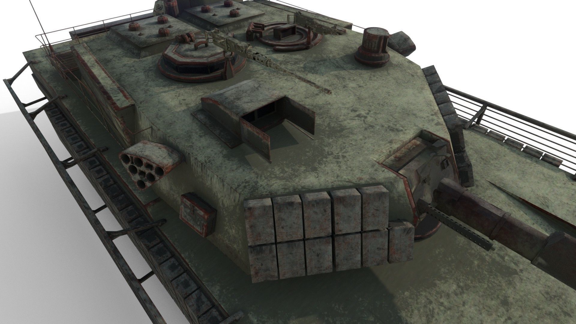 Tanks - Abrams - DMs Used 3D Model Collection_26