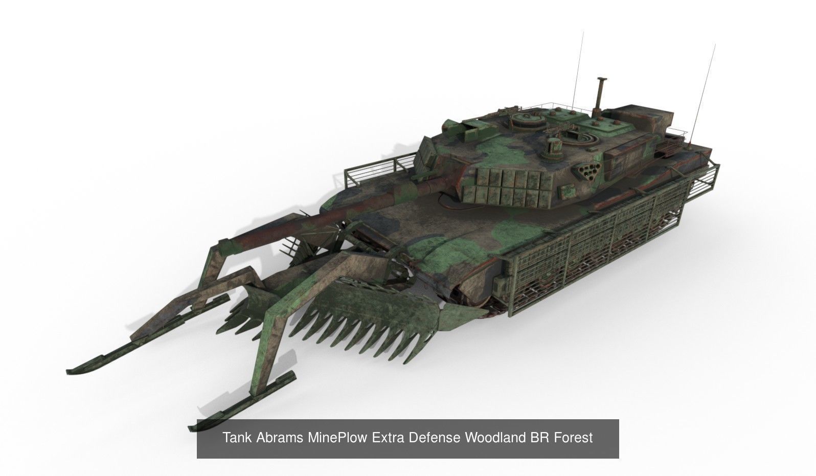 Tanks - Abrams - DMs Used 3D Model Collection_4