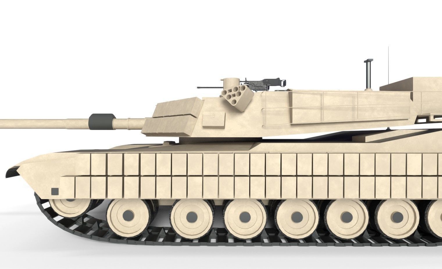 Tanks - Abrams - DMs Used 3D Model Collection_37