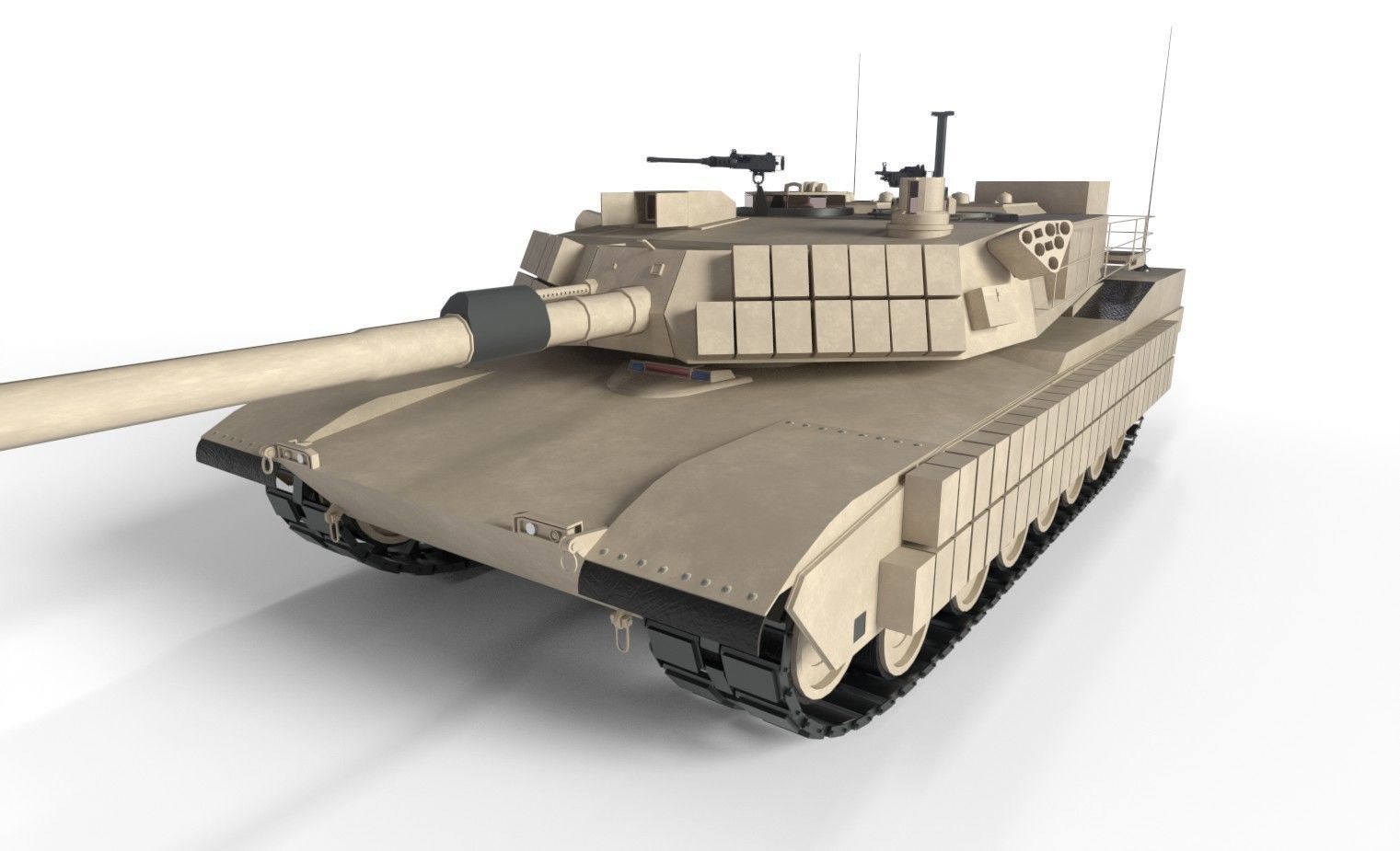 Tanks - Abrams - DMs Used 3D Model Collection_39