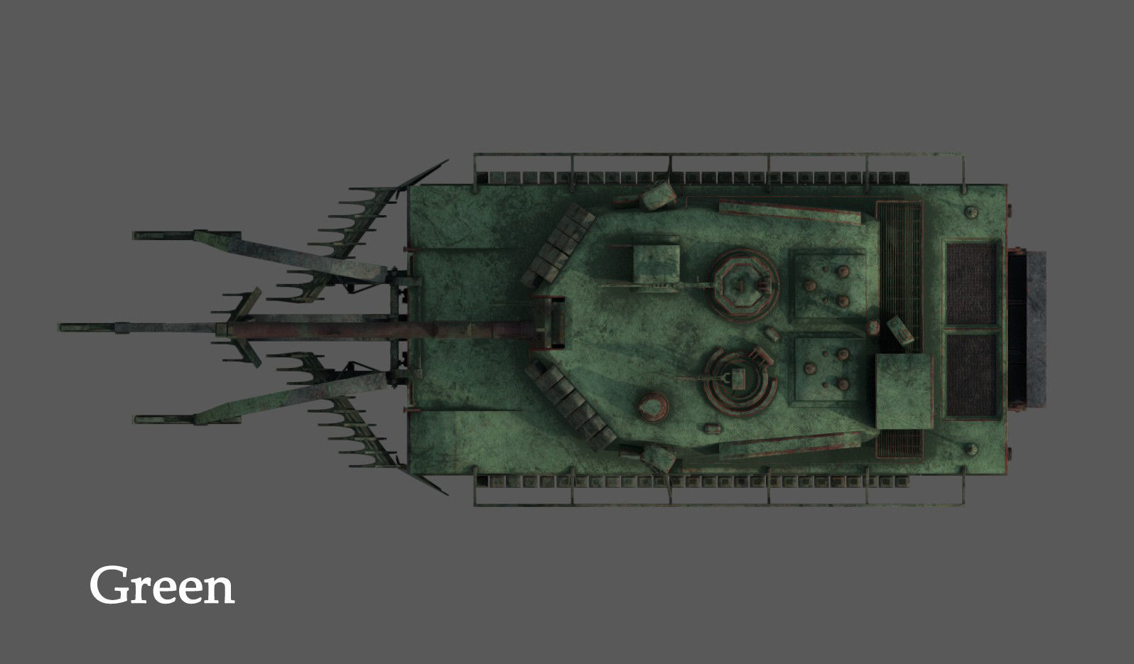 Tanks - Abrams - DMs Used 3D Model Collection_13