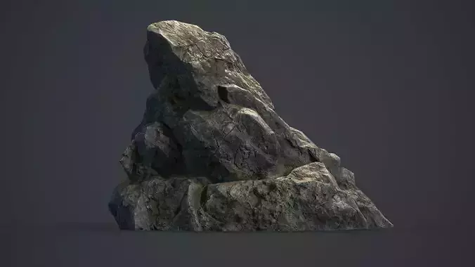 Rock Boulder 1 PBR