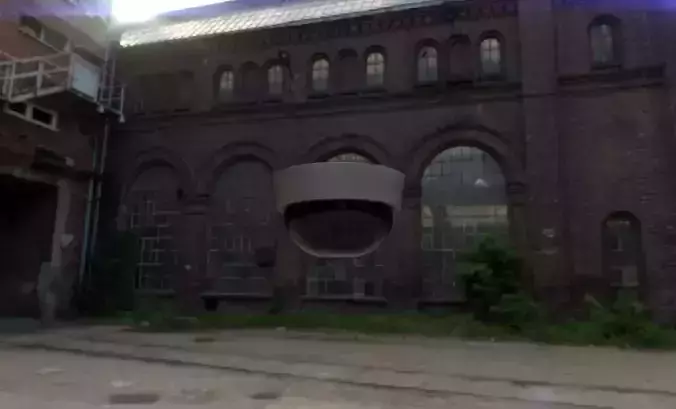 Indoors and outdoors round cctv