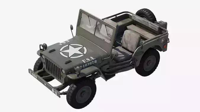 Military Jeep Car Willys 