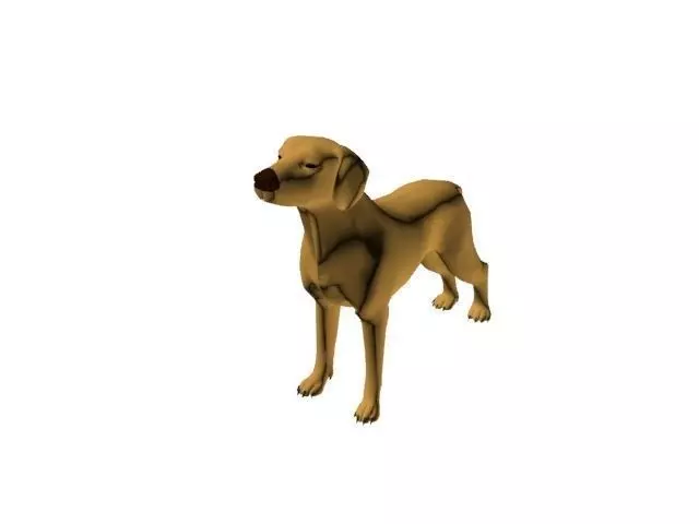 Dog called braco dog 3D print model