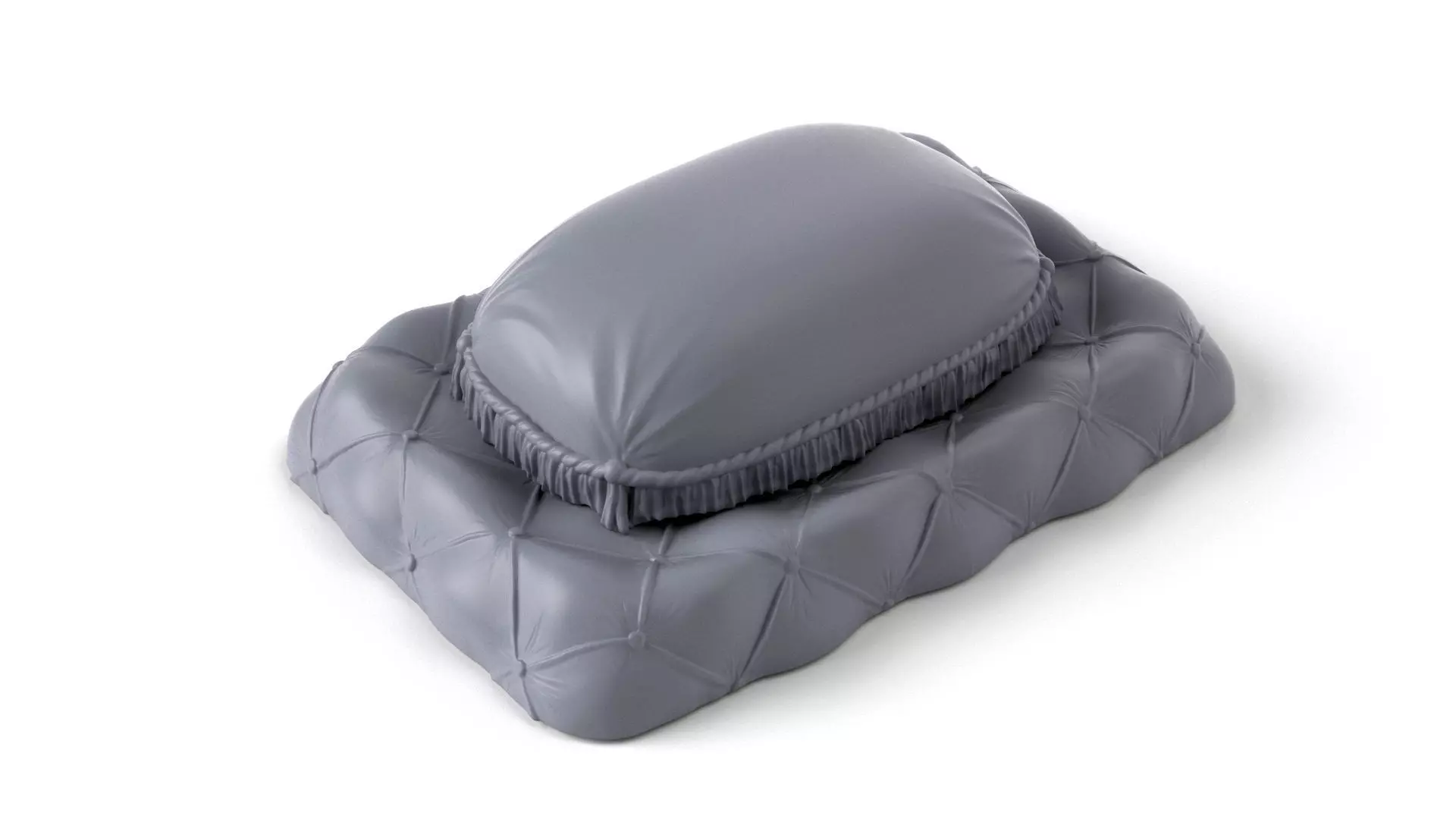 Soap pillow and Pedestal stl model for 3D printing and CNC 3D print model