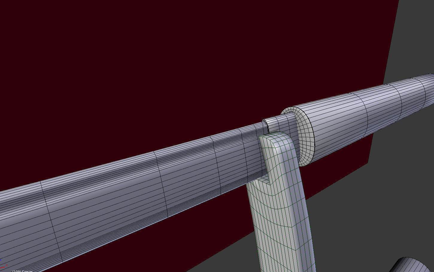 Sikomidzue Japanese sword 3D model_7