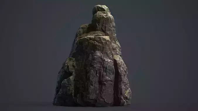 Rock Boulder 4 PBR 