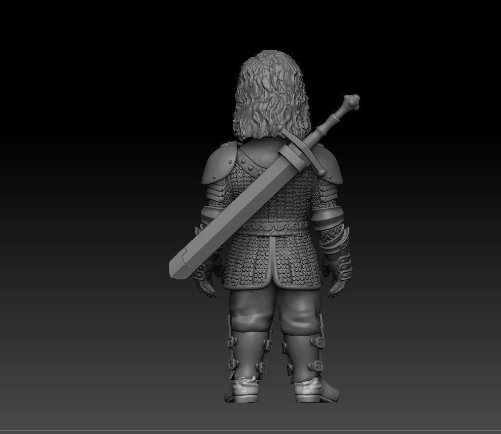 Game of Thrones - The Hound 3D print model_10