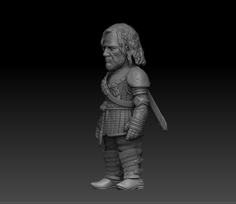 Game of Thrones - The Hound 3D print model_12