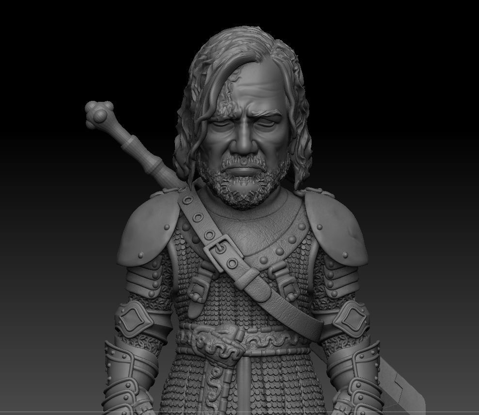 Game of Thrones - The Hound 3D print model_1