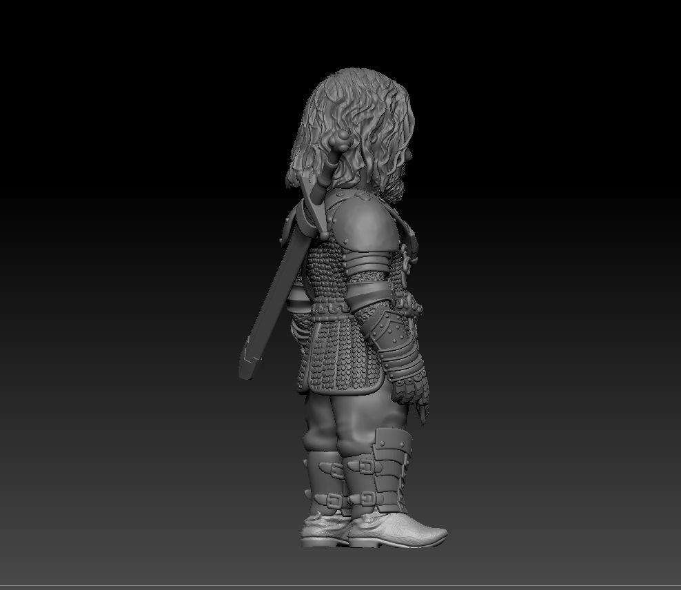 Game of Thrones - The Hound 3D print model_9