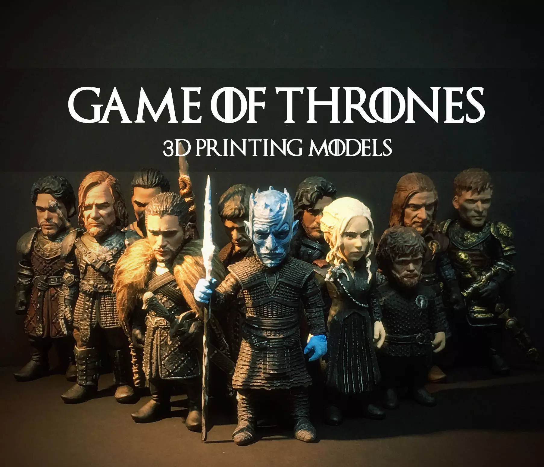GAME OF THRONES 3D PRINTING MODEL SET 3D Model Collection_0