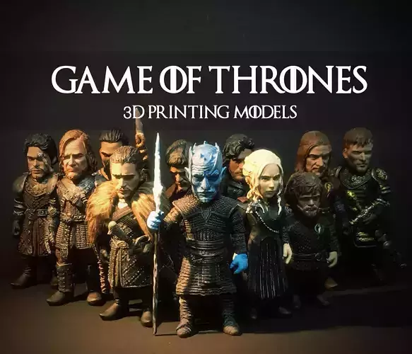 GAME OF THRONES 3D PRINTING MODEL SET 3D Model Collection