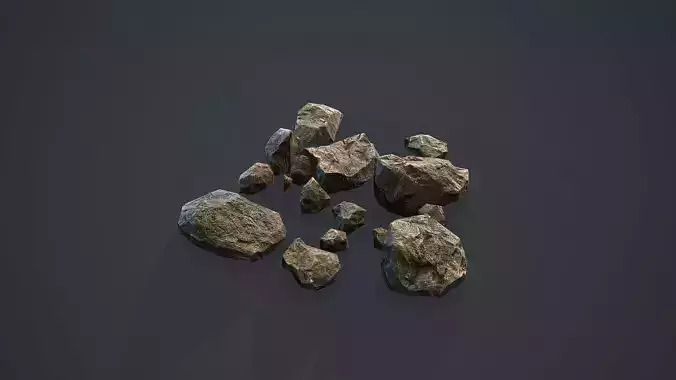 Rock Boulder 10 Rubble