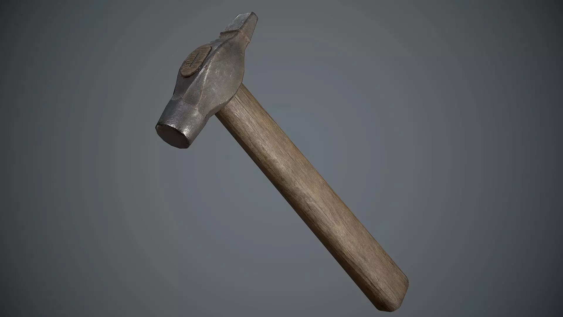 Hammer Iron USSR Low-poly 3D model