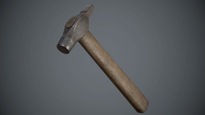 Hammer Iron USSR Low-poly 3D model