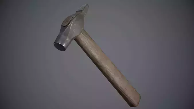 Hammer Iron USSR Low-poly 3D model
