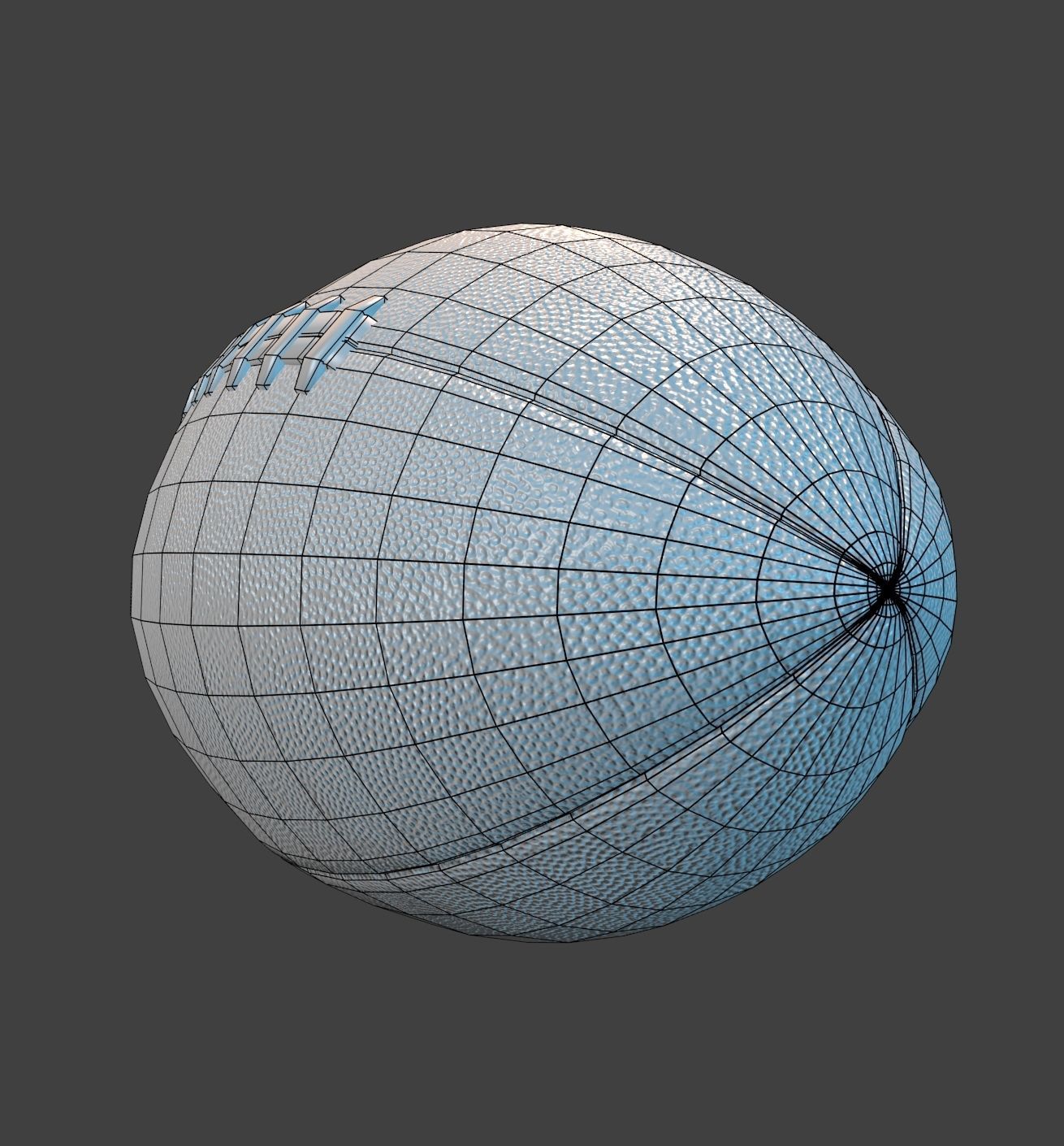 American Football Player Low-poly 3D model_22