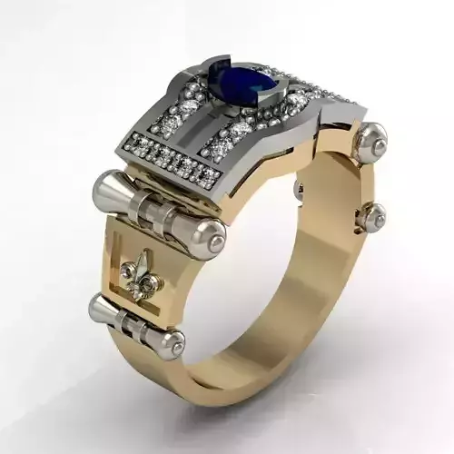 ring with gems  