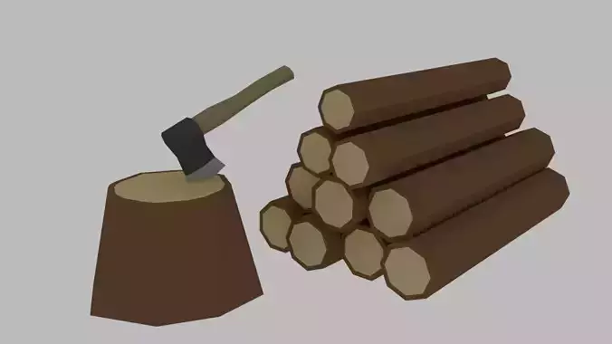  Stylized Cutting Axe 