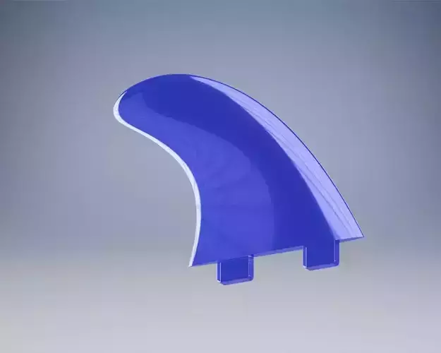 Surfboard fin 3D print model
