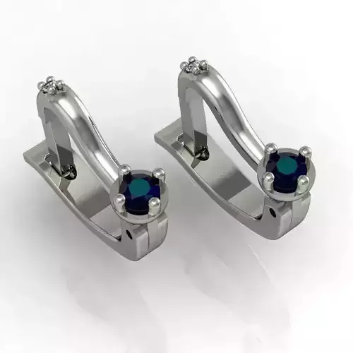  earring with diamonds