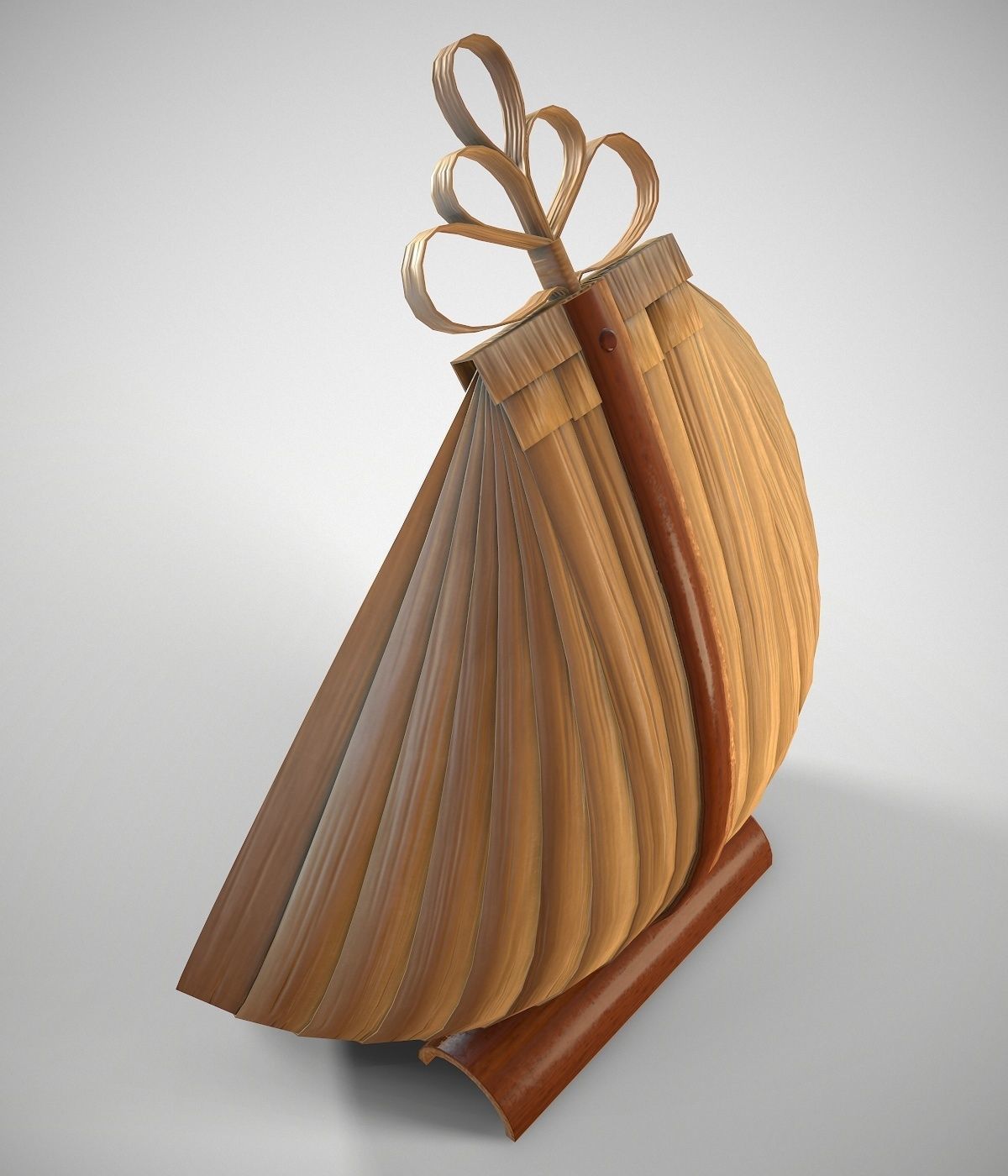 Sasando Rote Low-poly 3D model_6