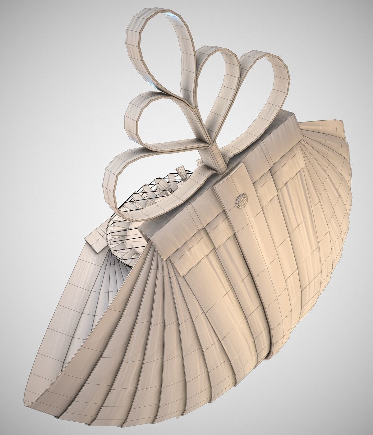 Sasando Rote Low-poly 3D model_10