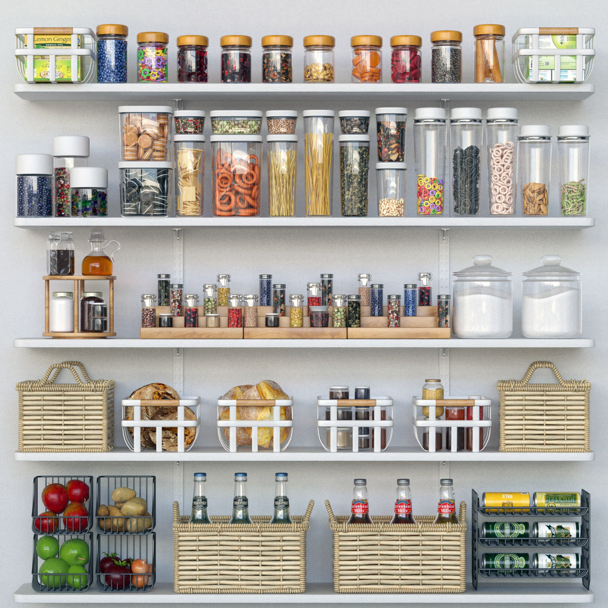 Decor for kitchen 3D model_4