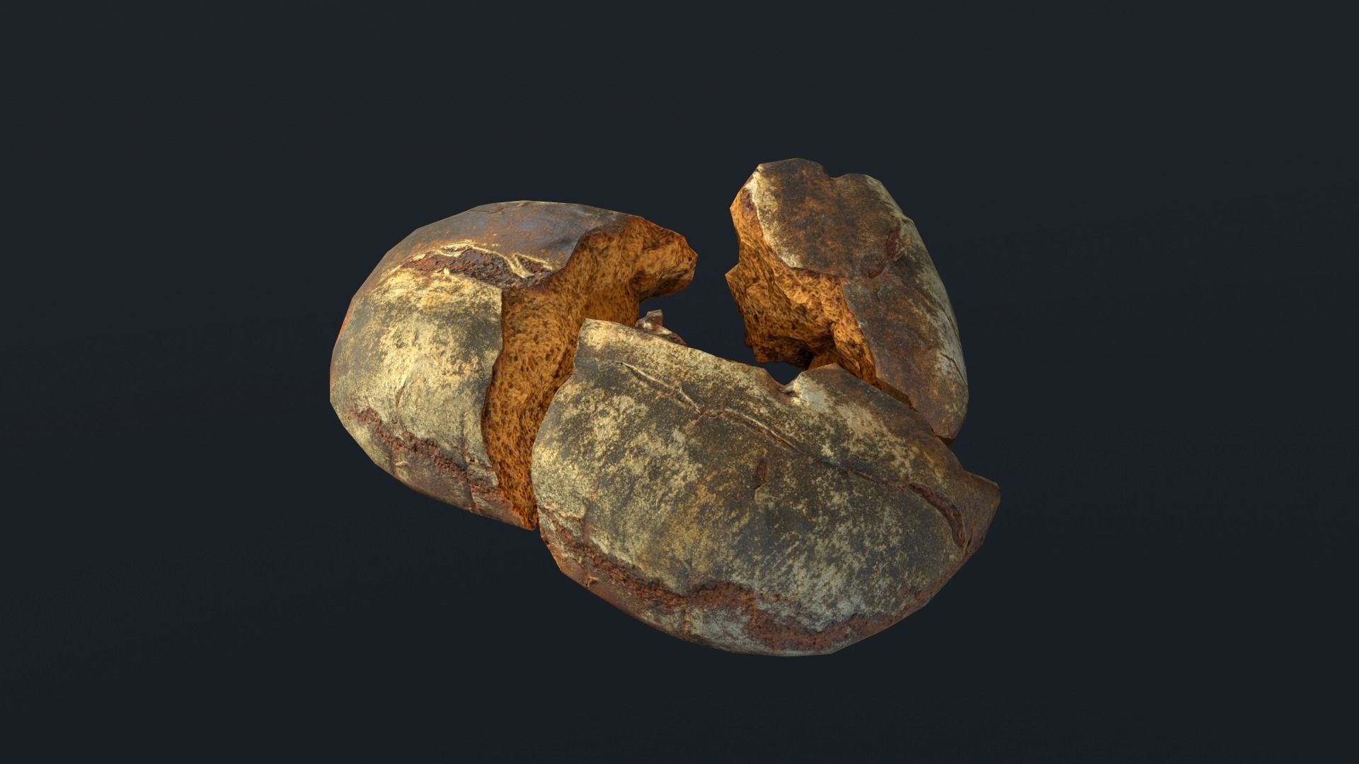 Tasty Bread 06 Low-poly 3D model_10