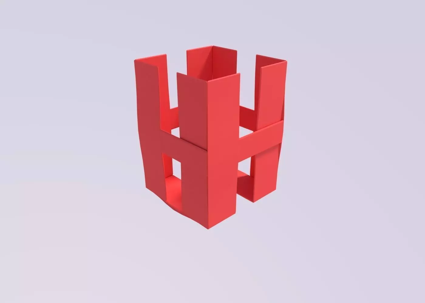 Stylish Basket 01 Free low-poly 3D model
