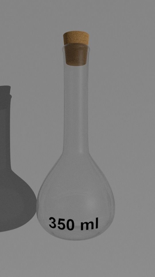 PBR Labkit flasks 3D model_7