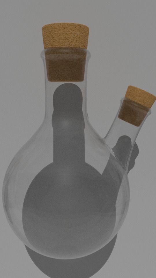 PBR Labkit flasks 3D model_10