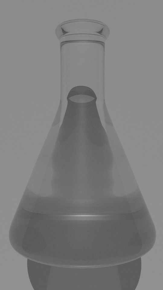 PBR Labkit flasks 3D model_3