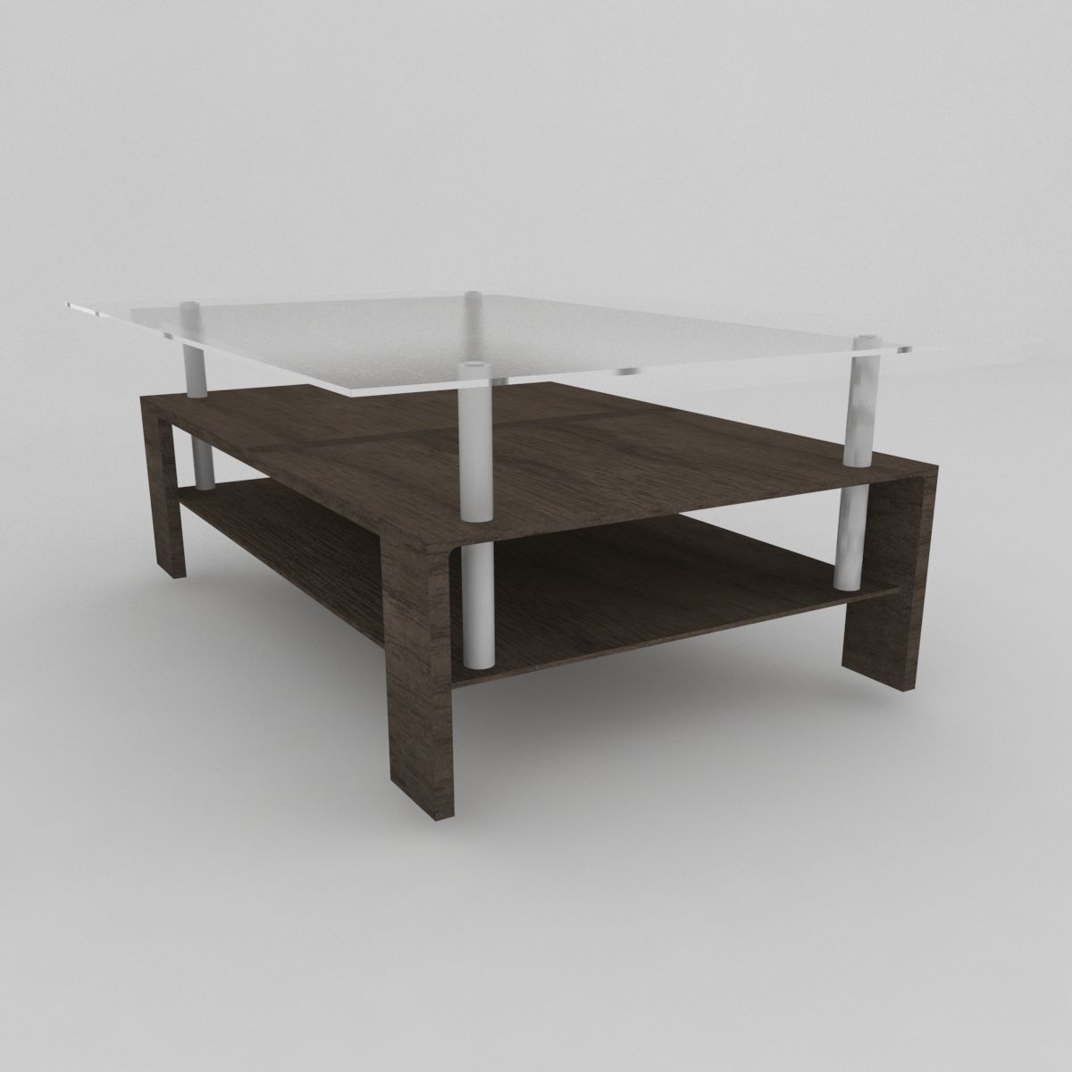Big collection of modern tables Low-poly 3D model_3