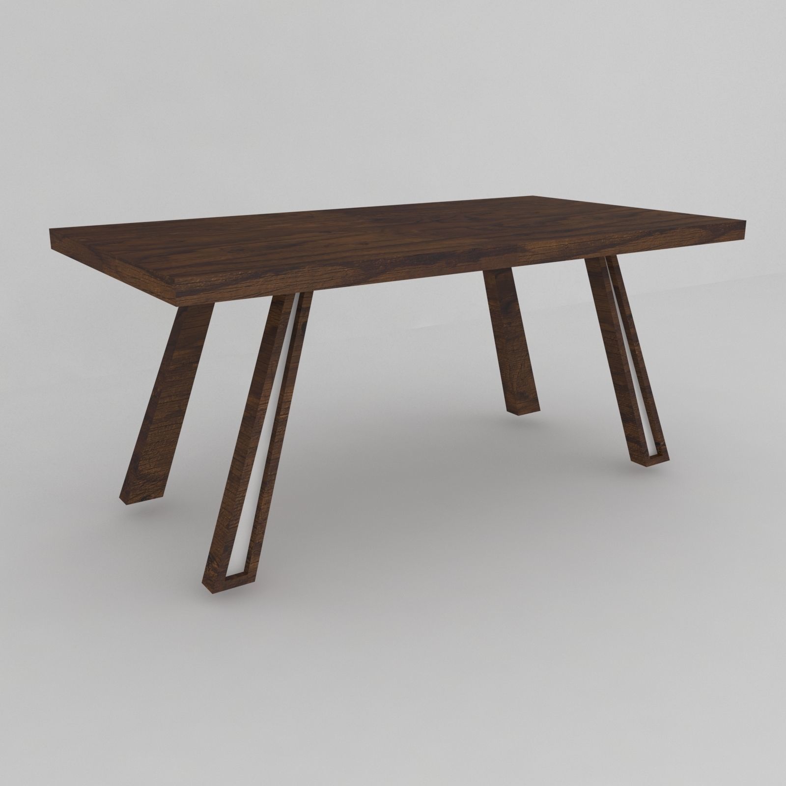 Big collection of modern tables Low-poly 3D model_13