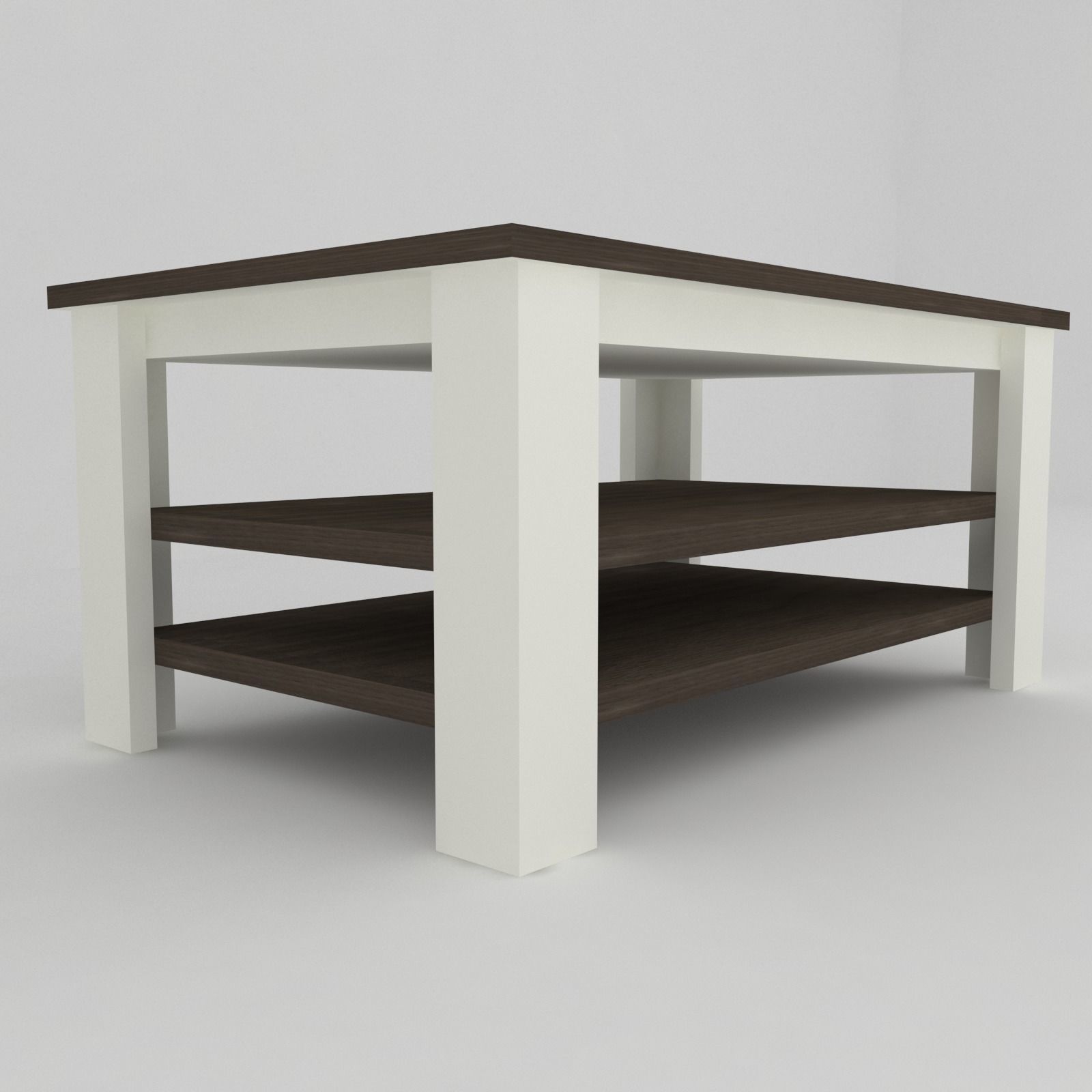 Big collection of modern tables Low-poly 3D model_20
