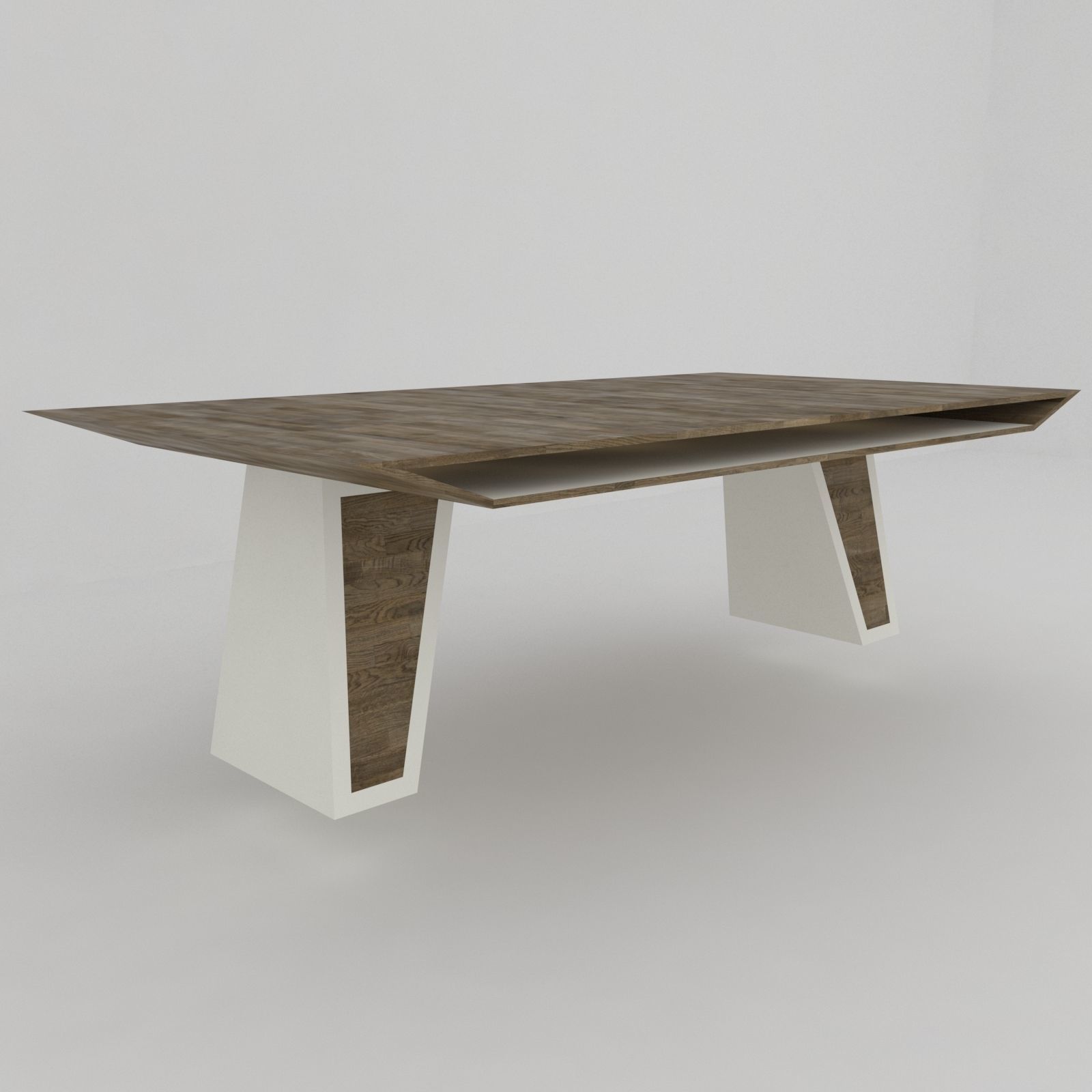Big collection of modern tables Low-poly 3D model_6