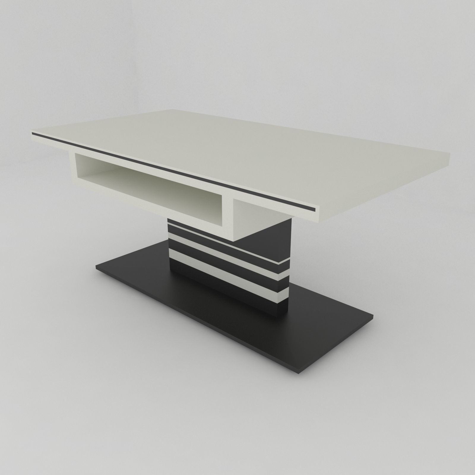 Big collection of modern tables Low-poly 3D model_15