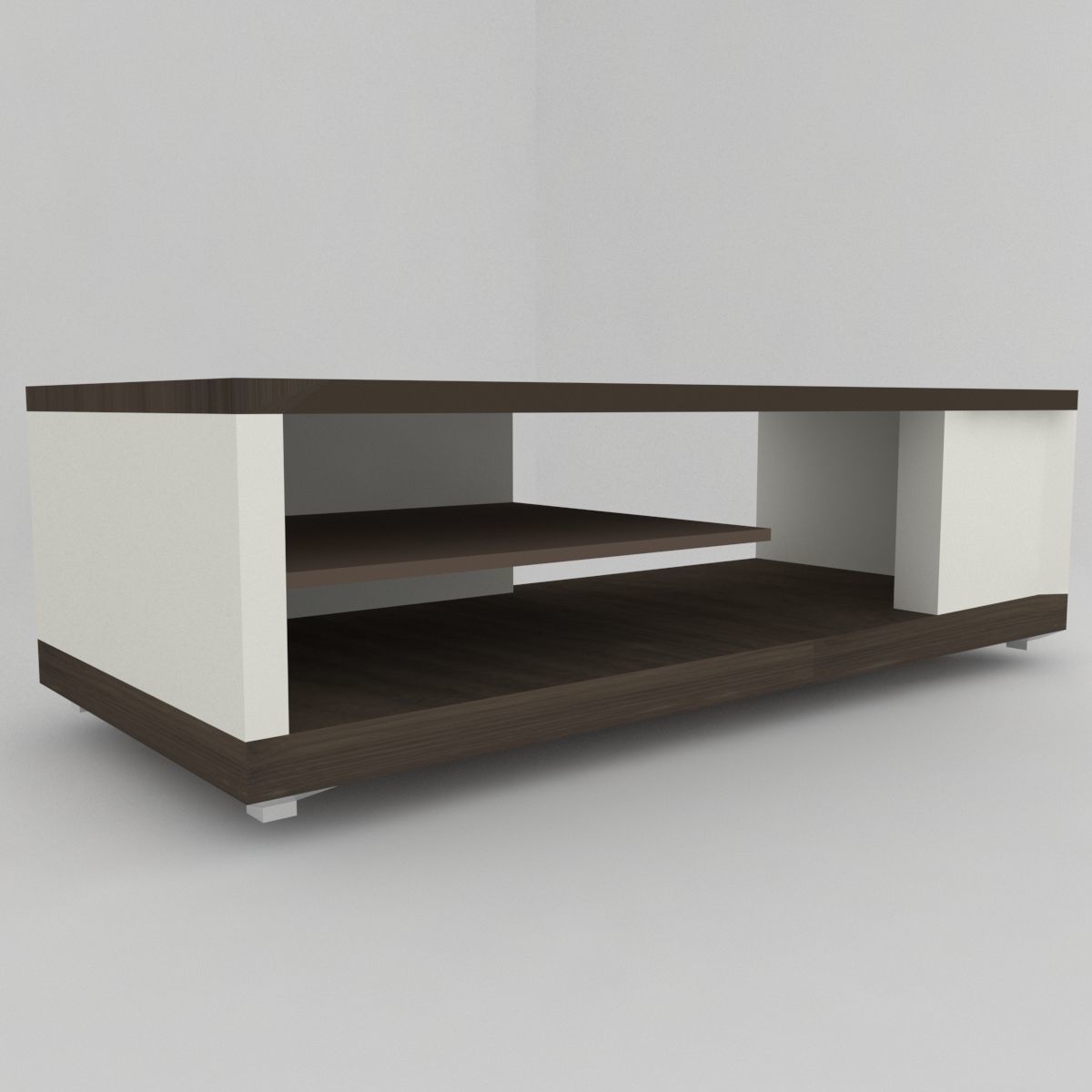 Big collection of modern tables Low-poly 3D model_4