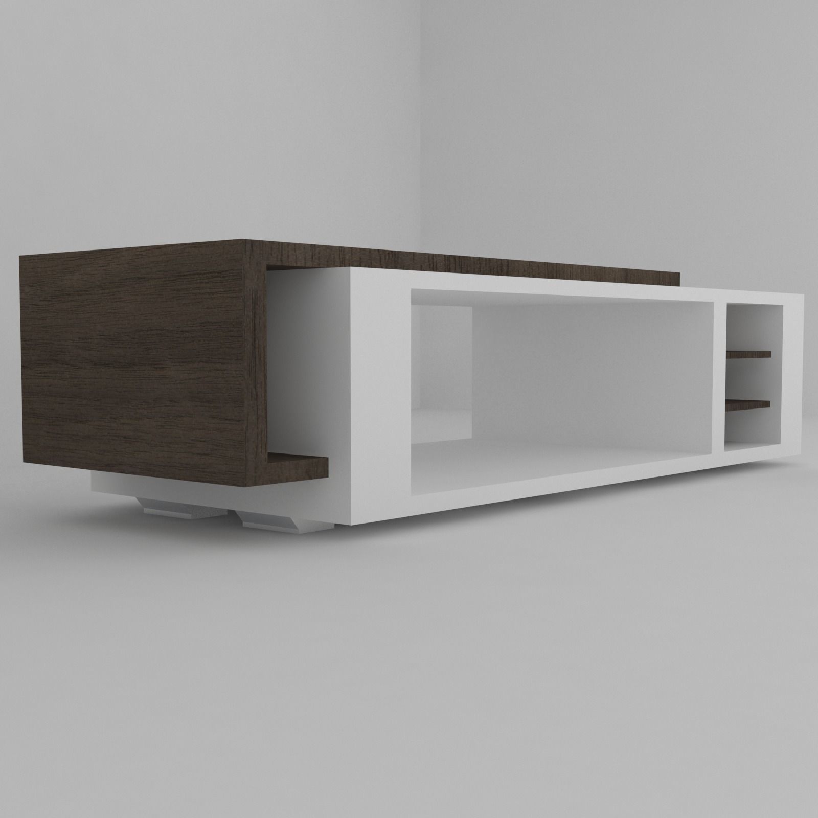 Big collection of modern tables Low-poly 3D model_21