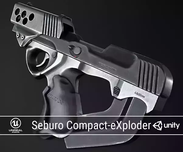 PBR Seburo Compact-eXploder Low-poly 3D model