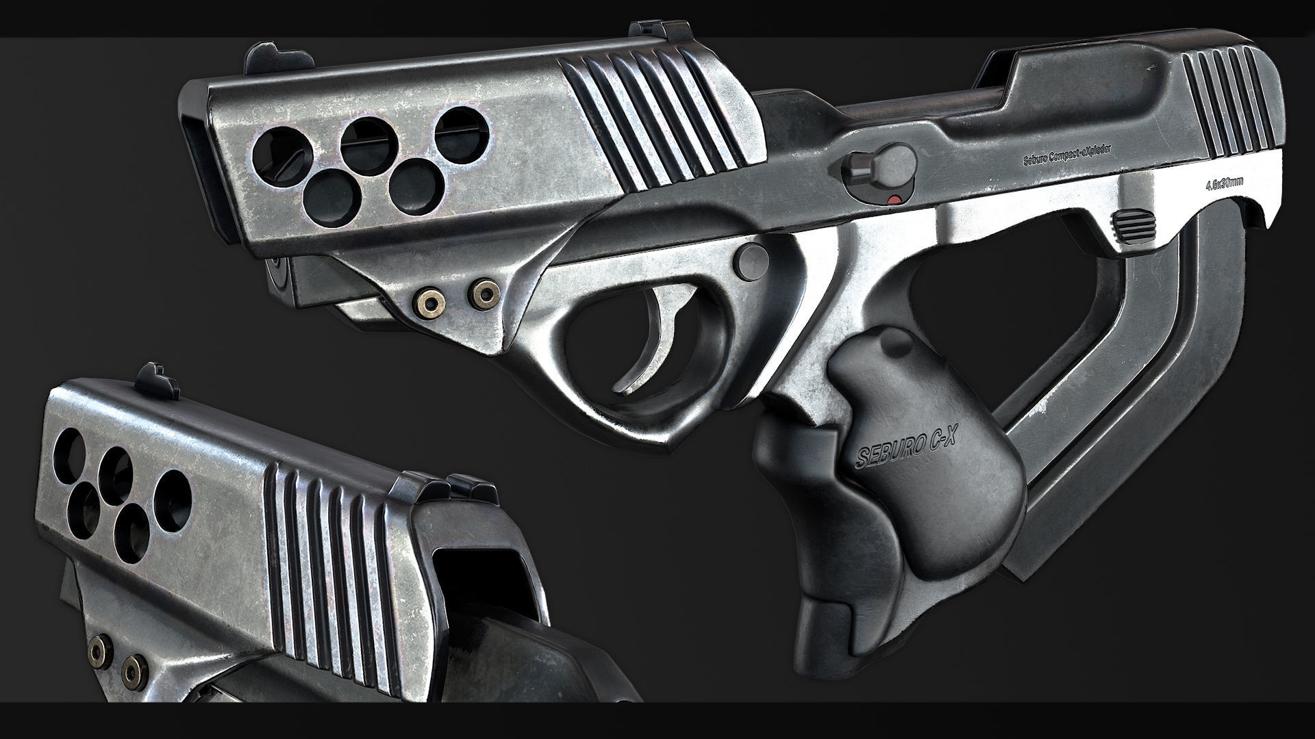 PBR Seburo Compact-eXploder Low-poly 3D model_2